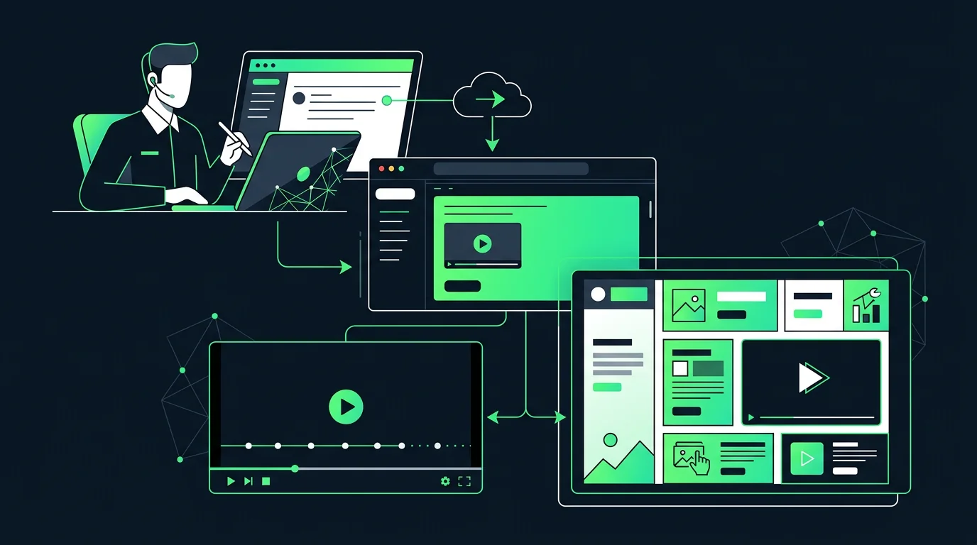 Sales rep sharing a competitive comparison video in a follow-up email