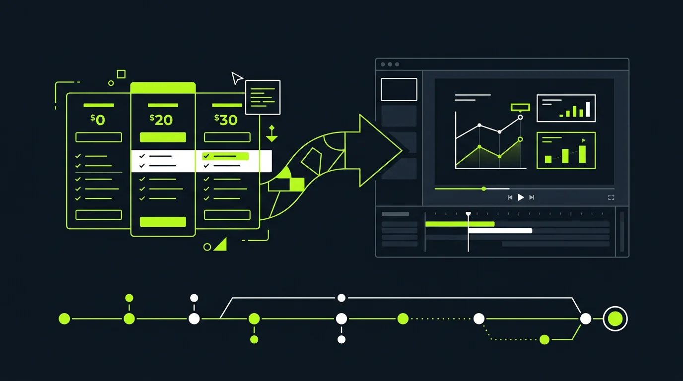 Sales team updating a competitive comparison video after a competitor pricing change