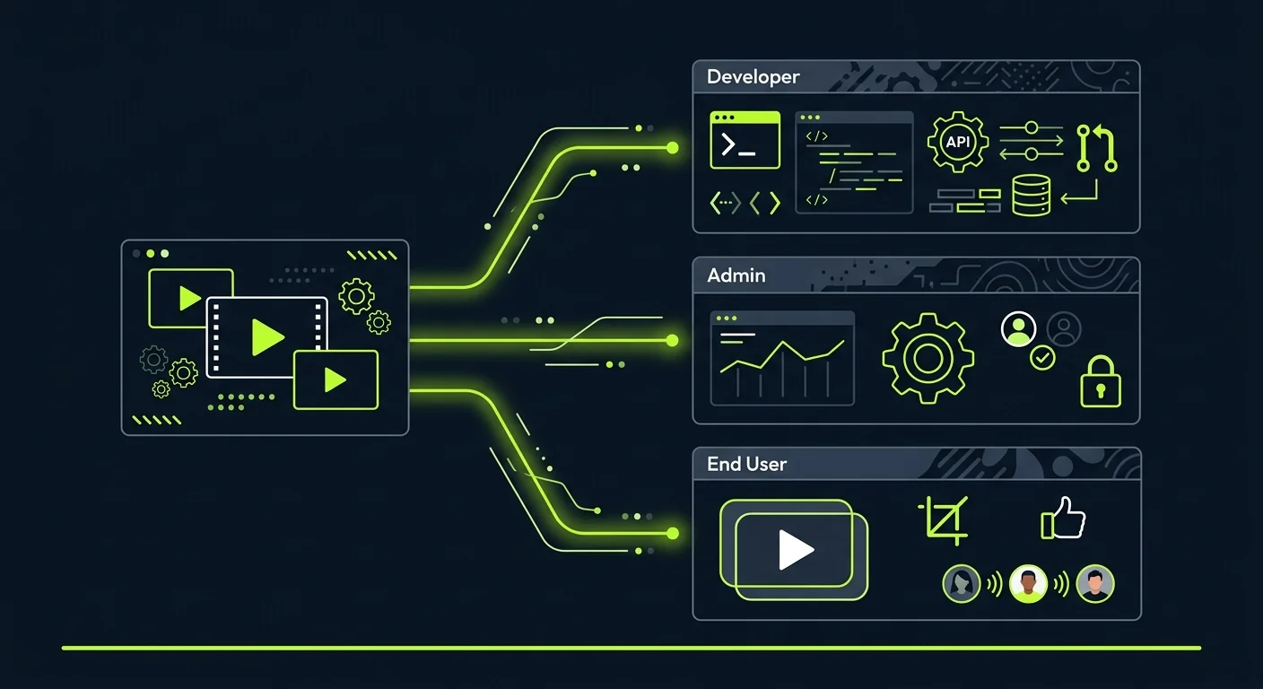Feature announcement video variants personalized for different user segments